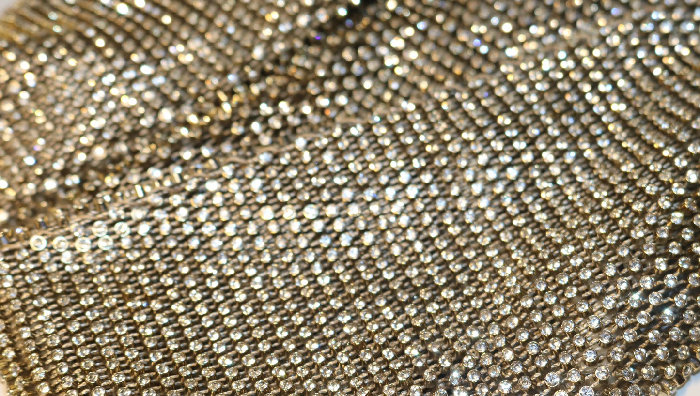 AICHA GOLD GALA GLOVES